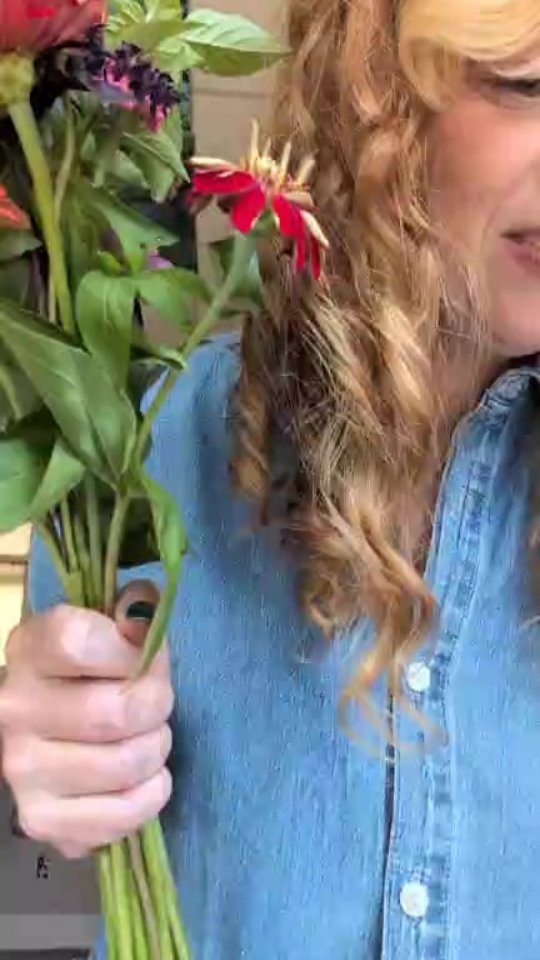 Jean making your bouquet today